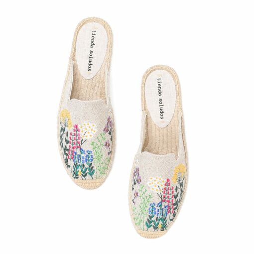 Woman Shoes  Zapatos De Mujer Flip Flops Slippers For Flat Time limited Real Hemp Summer