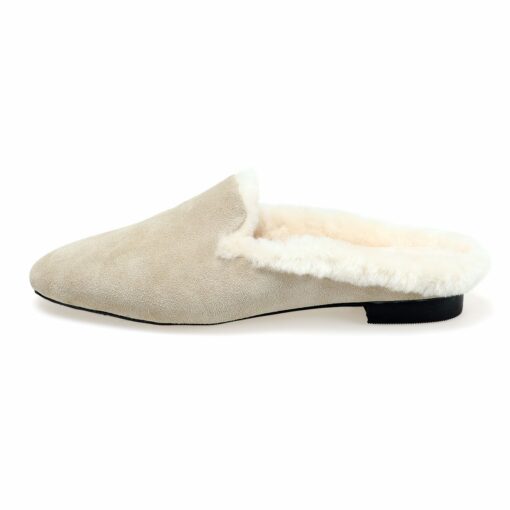 Woman Shoes Pantufa  Promotion Top Rubber Solid Winter Indoor Mules Slides Terlik Women s Fluff