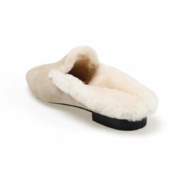 Woman Shoes Pantufa  Promotion Top Rubber Solid Winter Indoor Mules Slides Terlik Women s Fluff