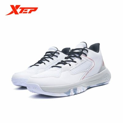 Xtep Men's Basketball Shoes Fashion Outdoor Sports Shoes 2021 New Non-Slip Sneakers Casual Basketball Shoes 879319120008