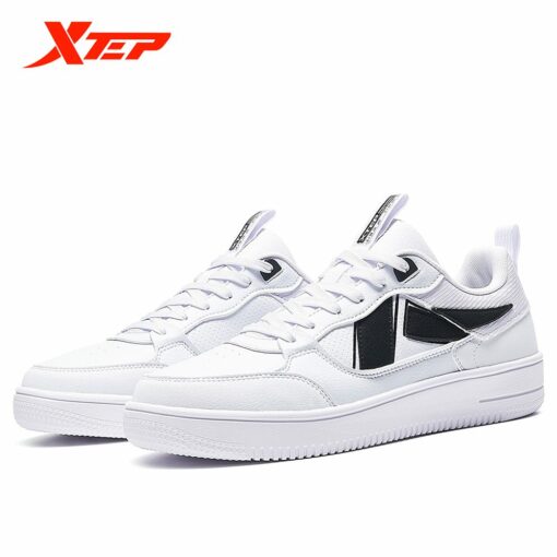 Xtep Men's Skateboarding Sports Shoes Spring 2021 New Fashion Sneakers Lace-Up Autumn Outdoor Skateboarding Shoes 879419310061