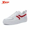 Xtep Skatebaording Shoes Men's Spring 2021 New Casual Shoes Fashion Trend White Shoes Leather Sports Shoes 879119317031