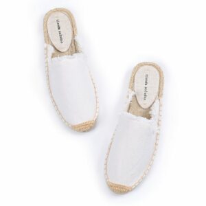 Zapatos De Mujer Pantufas Tienda Soludos Women s Frayed Mule Canvas Rubber Solid Spring autumn Slippers