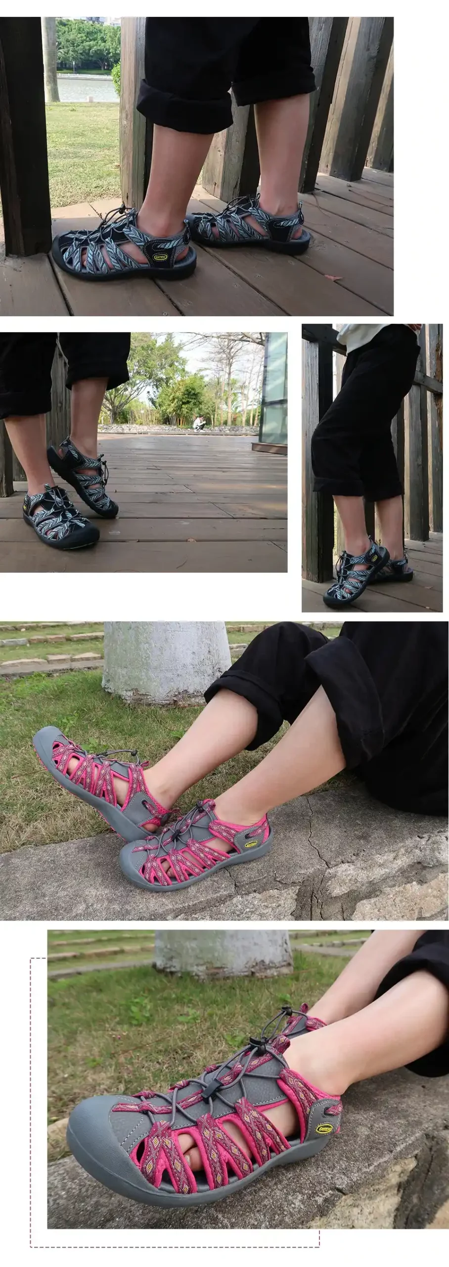 Grition Women Non-Slip Summer Sandals