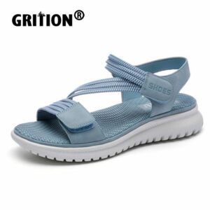 GRITION Women’s Low Platform Summer Sandals