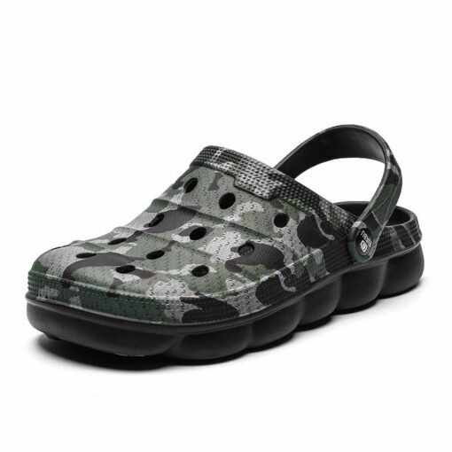 2022 Mens Sandals Womens Mules Summer Non-slip New Hole Shoes Clogs EVA Garden Shoes Girl Boy Female Beach Flat Male Slippers