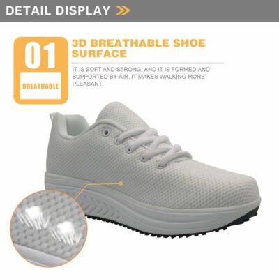 Multipattern Printed Nurse Platform Shoes