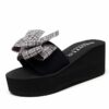 British Style Bowknot Beach Slide Sandals