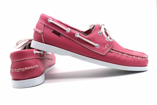 Men's Two Tone Bubblegum Pink Boat Shoe