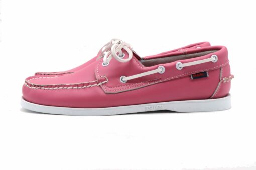Men's Two Tone Bubblegum Pink Boat Shoe