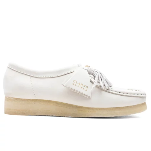 Wallabees White Leather Shoe
