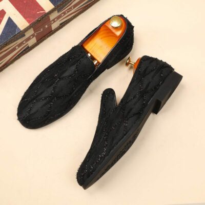 Bright Line Round Toe Slip-on Loafers CP327