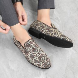 Knitted Breathable Simple Round Toe Slip-on Loafer CP326