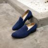 New Loafers Men Shoes Faux Suede Solid Color Fashion Business Casual Party Daily Classic Simple Slip-on Retro Dress Shoes CP152