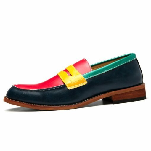 Four Saddle Mask Penny Loafer CP012