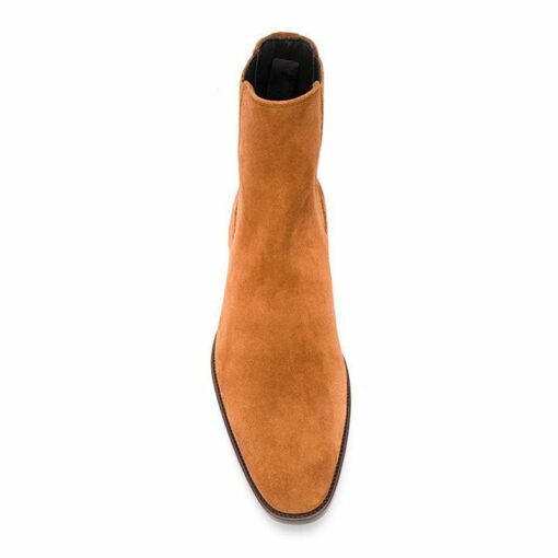 Yomior Vintage Pointed Toe Chelsea Boots