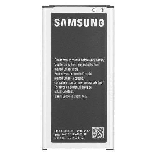 Samsung Replacement Battery for Galaxy S5/S5 Active - 2800mAh - Black