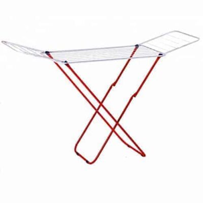 Cloth Drying Rack - White/Red