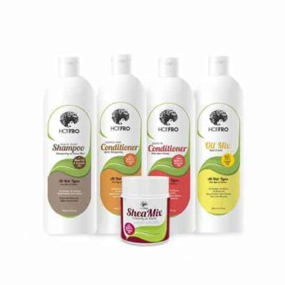 Hotfro 5 in 1 Hair Care Set Shampoo & Conditioner Set