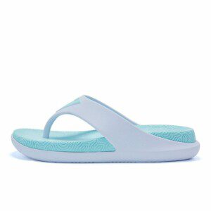 Peak Taichi White Blue Flip Flop Sandals 6