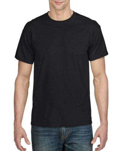 Black Gildan Plain T-Shirt