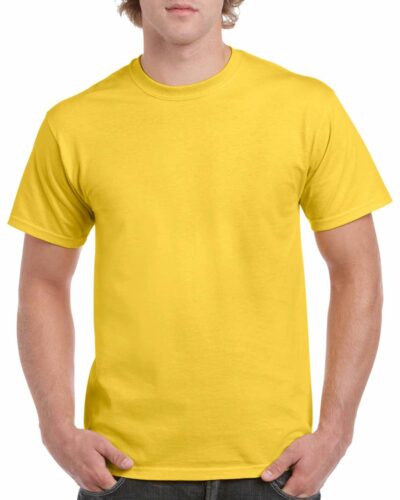 Daisy Yellow Gildan Plain T-Shirt