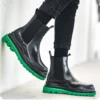Chelsea Boot With Green Sole