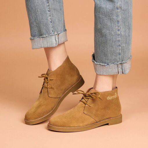 Donna-in Classic Suede Leather Desert Boot