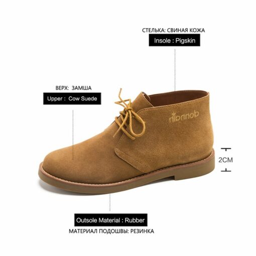 Donna-in Classic Suede Leather Desert Boot