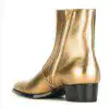 Lancelot Gold Pointed Toe Men's Chelsea Boots