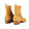 Francelot Gold Retro Ankle HIgh Boots