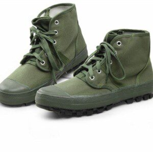 Tactical Lace up Army Green Canvas Boot