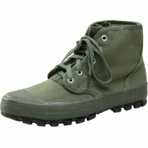 Tactical Lace up Army Green Canvas Boot