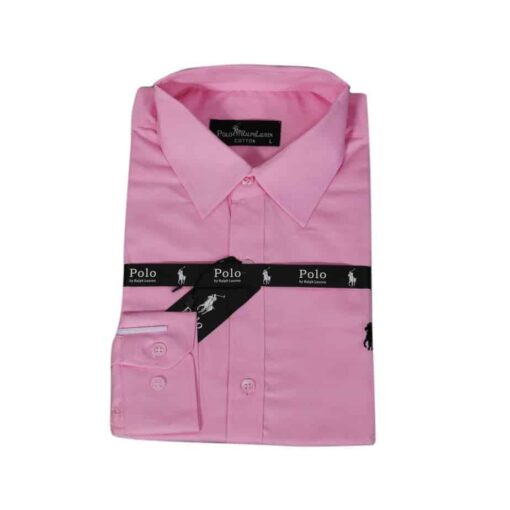 Polo Pink Long Sleeve Shirt