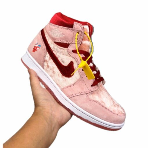 Nike Jordan 1 High Retro Suede Pink Wine