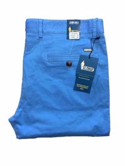St. Philips Azure Blue Khaki Trouser