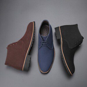  Viscose Style Blue Suede Chukka Ankle Boot