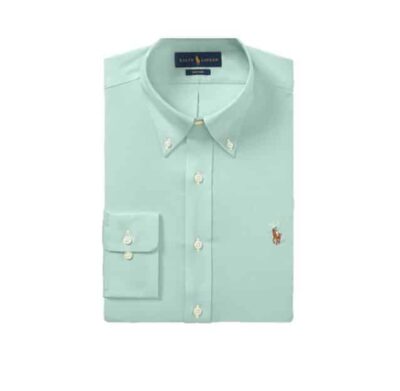 Polo Ralph Lauren Men's Pale Green Button Down Shirt