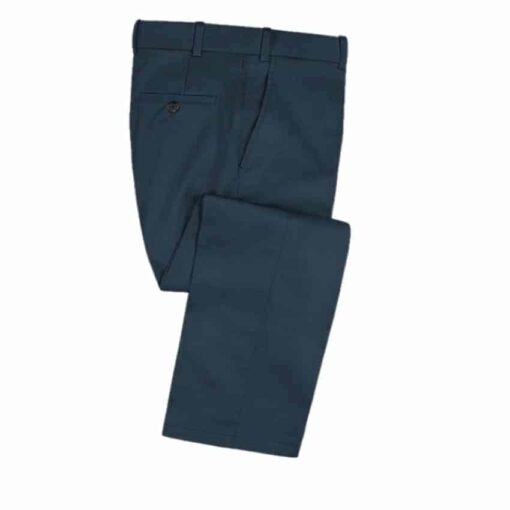 Men's Blue Black Material Trouser