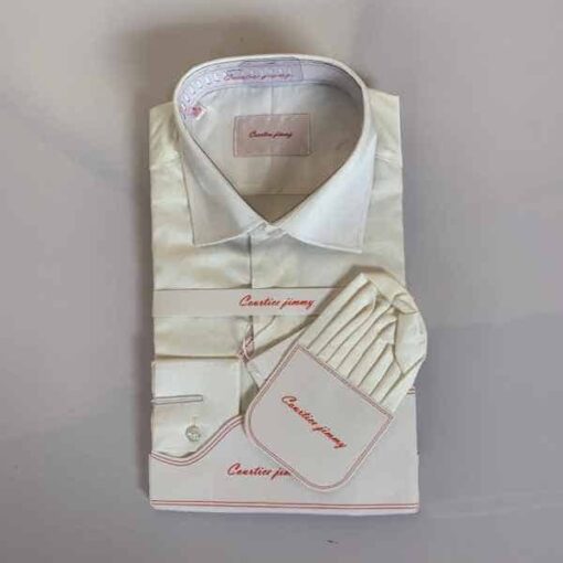Courtice Jimmy Dress Shirt with Pocket Square