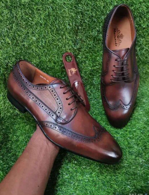 Mainardo Lace up Oxford Shoe brown