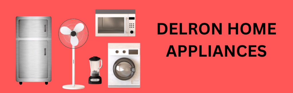 delron home appliances banner