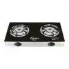 Delron 2 Burner Automatic Glass Table Top Stove