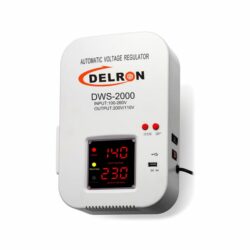Delron Wall Mounted DWS-2000 Digital Display Automatic Voltage Regulator
