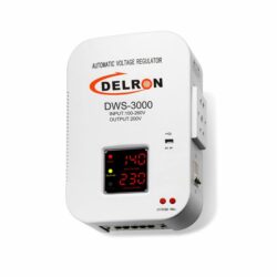 Delron Wall Mounted DWS-3000 Digital Display Automatic Voltage Regulator