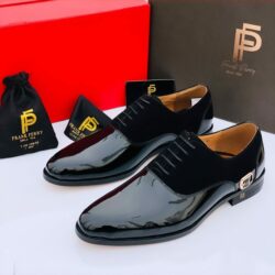 Frank Perry Patent Laser Cut Oxford Shoes