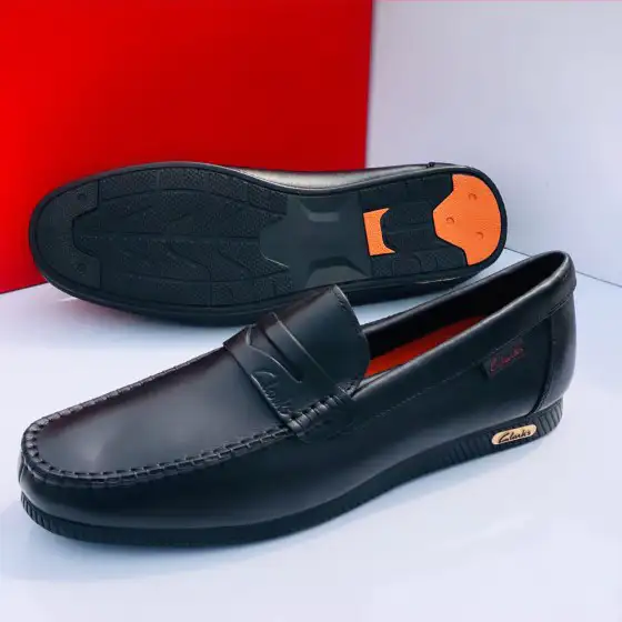 clarks penny loafer men classic wear office semi formal casual
