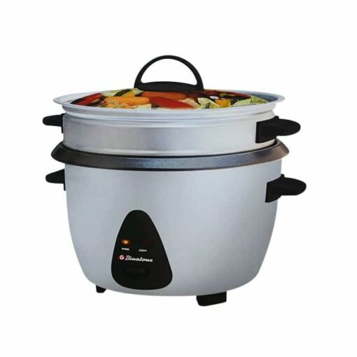 Binatone RCSG 1805 Rice Cooker with Steamer - 1.8L