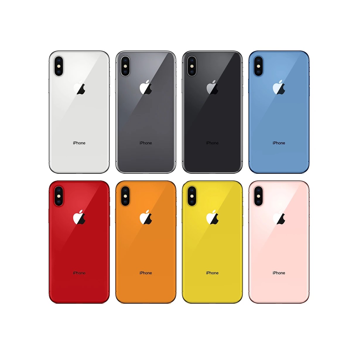 Самые популярные цвета айфон 15. Цвета айфонов. Айфон x цвета. Айфон 10 цвета. Iphone 12 цвета.
