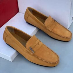 Brown Leather Timberland Loafer Shoe